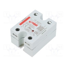 1 pcs x RELPOL - RSR52-48D25-R - Relay: solid state, Ucntrl: 4÷32VDC, 25A, 48÷530VAC, -30÷80°C, IP20