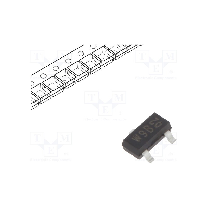 5 pcs x NEXPERIA - PLVA653A,215 - Diode: Zener, 0.25W, 5.3V, SMD, , SOT23, Ifmax: 250mA
