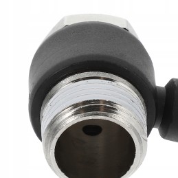 Pneumatic tool connectors for plastic hoses, crimped, 7 pcs