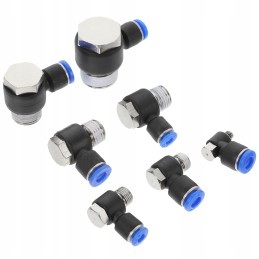 Air Line pipe quick connectors 7 pcs