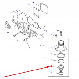 D2mf001tt coolant thermostat
