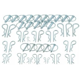 Set of cotter pins and universal pins, 50 pcs