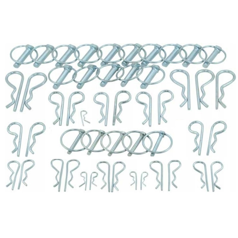 Set of cotter pins and universal pins, 50 pcs