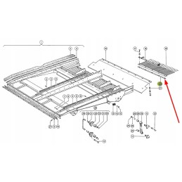 605696 0 sieve box rail 2 x 16 x 616