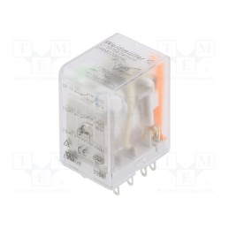 1 pcs x WEIDMu00dcLLER - 7760056060 - Relay: electromagnetic, DPDT, 24VDC, Icontacts max: 10A, socket