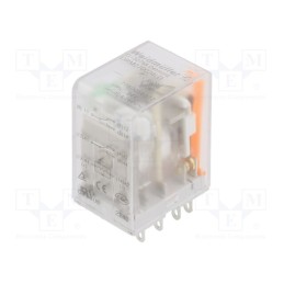 1 pcs x WEIDMu00dcLLER - 7760056077 - Relay: electromagnetic, DPDT, 24VDC, Icontacts max: 10A, socket