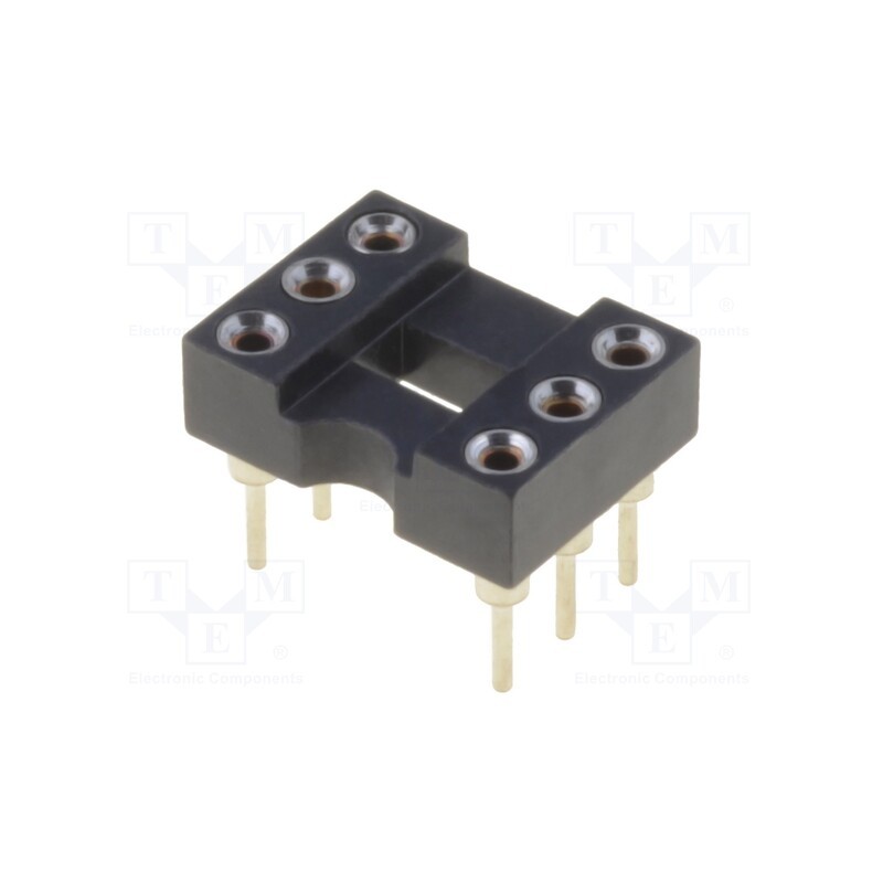 2 pcs x ADAM TECH - ICM-306-1-GT - Socket: integrated circuits, DIP6, Pitch: 2.54mm, precision, THT