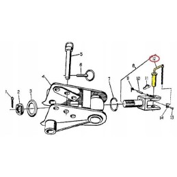 Transport hook pin c 360 46551071