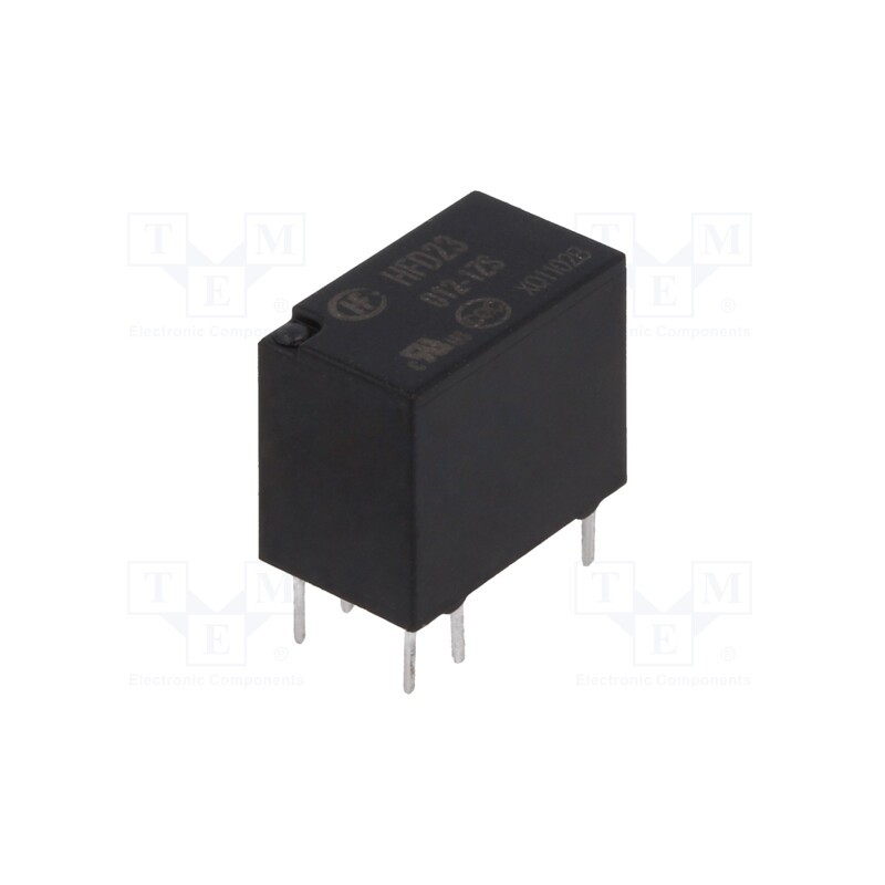 1 pcs x HONGFA RELAY - HFD23/012-1ZS - Relay: electromagnetic, SPDT, Ucoil: 12VDC, 2A, 0.5A/125VAC, PCB