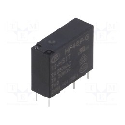 1 pcs x HONGFA RELAY - HF46F-G/012-HS1T - Relay: electromagnetic, SPST-NO, Ucoil: 12VDC, 10A, 7A/250VAC, PCB