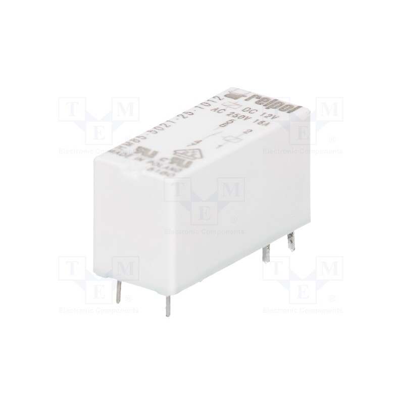 1 pcs x RELPOL - RM85-5021-25-1012 - Relay: electromagnetic, SPST-NO, Ucoil: 12VDC, Icontacts max: 16A