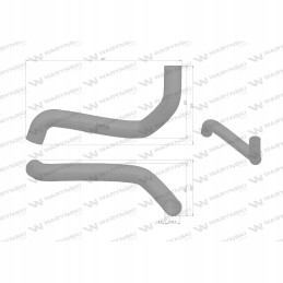 Upper radiator pipe 3220434r1 Warynski