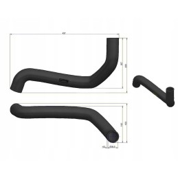 Upper radiator pipe 3220434r1 Warynski