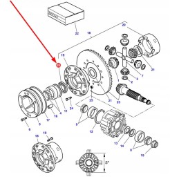 3791415m1 metal bearing cover