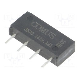 1 pcs x COMUS - 3570.1419.121 - Relay: reed switch, SPST-NO, Ucoil: 12VDC, 500mA, max.200VDC, 10W