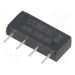 1 pcs x COMUS - 3570.1419.052 - Relay: reed switch, SPST-NO, Ucoil: 5VDC, 500mA, max.200VDC, 10W