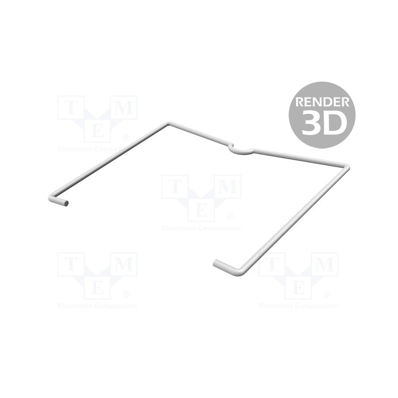 5 pcs x TE Connectivity - 1-1393161-9 - Fastening clip, Series: RPII/1