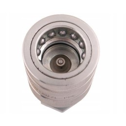 Hydraulic quick connector, long socket with eliminato