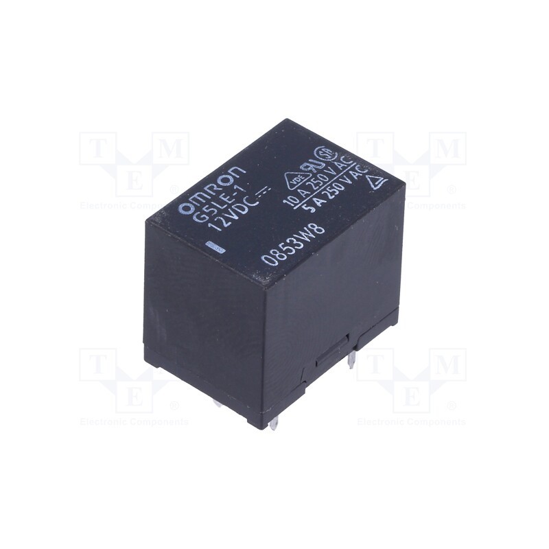 1 pcs x OMRON OCB - G5LE-1 12VDC - Relay: electromagnetic, SPDT, Ucoil: 12VDC, Icontacts max: 10A