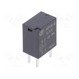 1 pcs x HONGFA RELAY - HFV9-G/12-H-R - Relay: electromagnetic, SPST-NO, Ucoil: 12VDC, 35A, automotive