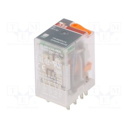 1 pcs x ABB - 1SVR405613R3100 - Relay: electromagnetic, 4PDT, Ucoil: 230VAC, Icontacts max: 6A