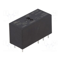 1 pcs x HONGFA RELAY - HF115F/012-2Z4A - Relay: electromagnetic, DPDT, Ucoil: 12VDC, 8A, 8A/250VAC, 8A/24VDC
