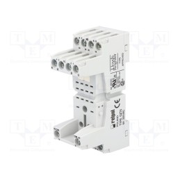 1 pcs x RELPOL - GZT4 - Socket, PIN: 14, 6A, 250VAC, T-R4, for DIN rail mounting, -40÷70°C