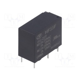 1 pcs x HONGFA RELAY - HF33F/012-ZST - Relay: electromagnetic, SPDT, Ucoil: 12VDC, 10A, 5A/250VAC, PCB