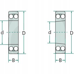 Self-aligning ball bearing 1310k