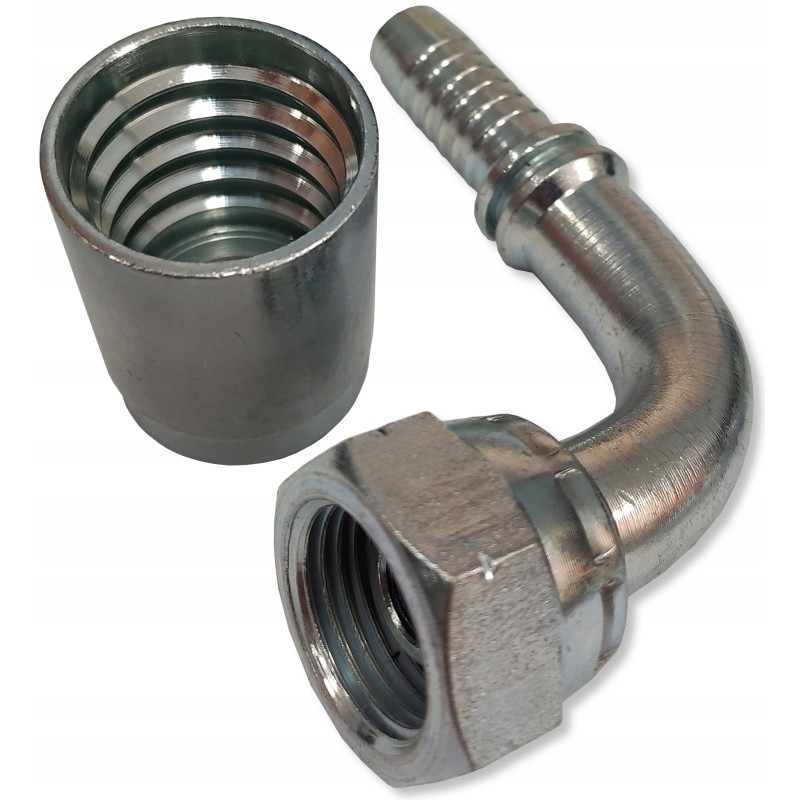 5x O-ring angle ferrules 1 2 with hose sleeve 1 2