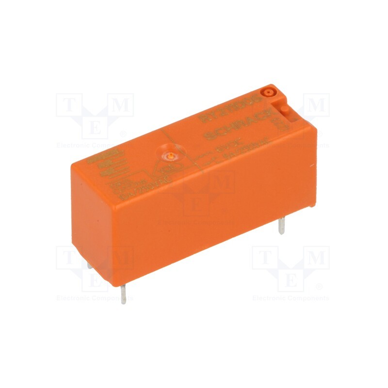 1 pcs x TE Connectivity - 4-1393224-3 - Relay: electromagnetic, SPDT, Ucoil: 6VDC, Icontacts max: 8A, PCB