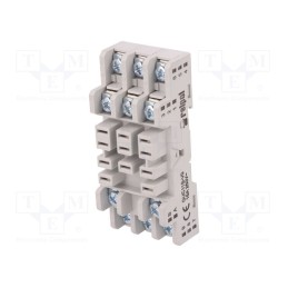 1 pcs x RELPOL - GUC11S-V0 - Socket, PIN: 11, 16A, 250VAC, on panel,for DIN rail mounting