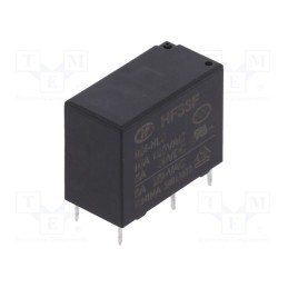 1 pcs x HONGFA RELAY - HF33F/024-HL3 - Relay: electromagnetic, SPST-NO, Ucoil: 24VDC, 10A, 5A/250VAC, PCB