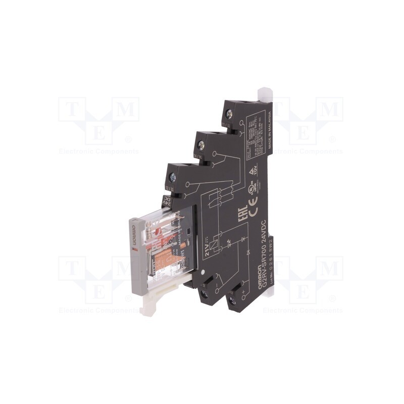 1 pcs x OMRON - G2RV-SR700 DC24 - Relay: interface, SPDT, Ucoil: 24VDC, 6A, 6A/250VAC, 6A/30VDC, 100mΩ