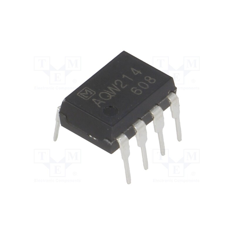 1 pcs x PANASONIC - AQW214 - Relay: solid state, Icntrl max: 3mA, 100mA, max.400VAC, max.400VDC