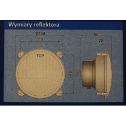 Headlight massey ferguson ursus headlamp