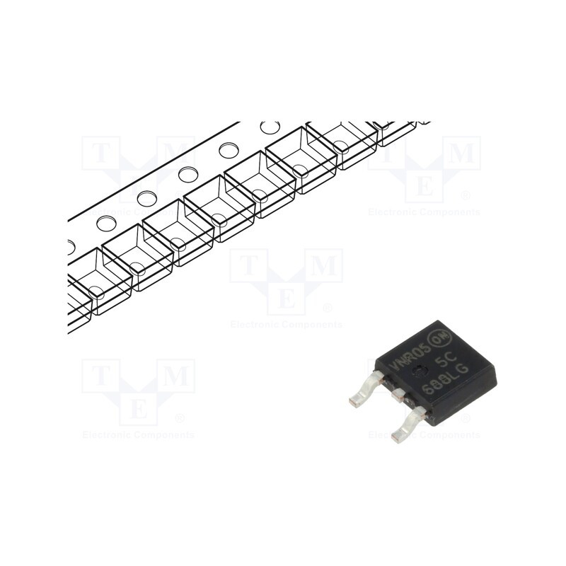 1 pcs x ONSEMI - NVD5C688NLT4G - Transistor: N-MOSFET, unipolar, 60V, 12A, Idm: 77A, 9W, DPAK