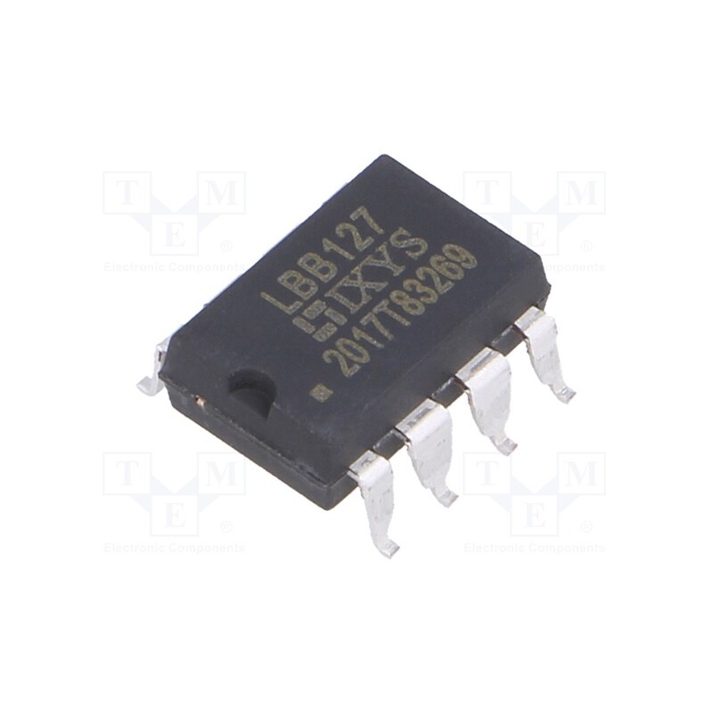 1 pcs x IXYS - LBB127S - Relay: solid state, SPST-NC x2, Icntrl max: 50mA, 200mA, 10Ω, SMT