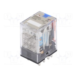1 pcs x OMRON - MY4IN1-D2 24VDC (S) - Relay: electromagnetic, 4PDT, Ucoil: 24VDC, Icontacts max: 5A, 0.9W