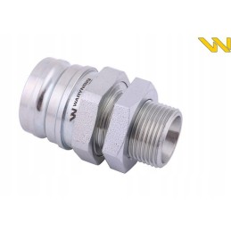 Brake quick connector, plug M22x1 5, external thread