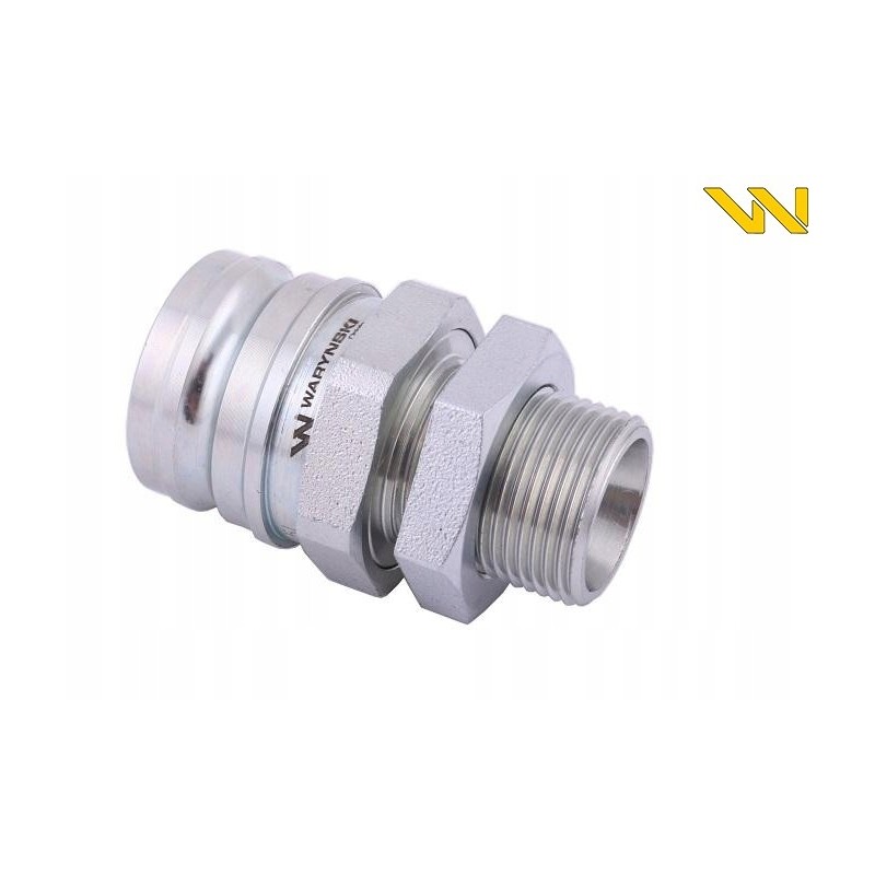 Brake quick connector, plug M22x1 5, external thread