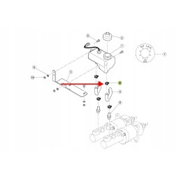 7700076201 brake hose clamp