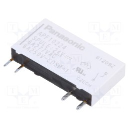 1 pcs x PANASONIC - APF10224 - Relay: electromagnetic, SPST-NO, Ucoil: 24VDC, Icontacts max: 6A