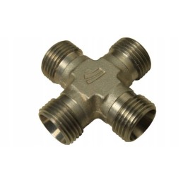 Hydraulic connector m18x1 5 12l for lines