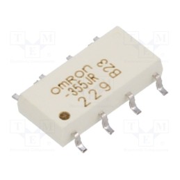 1 pcs x OMRON OCB - G3VM355JR - Relay: solid state, SPST-NO + SPST-NC, 120mA, max.350VAC, SMT