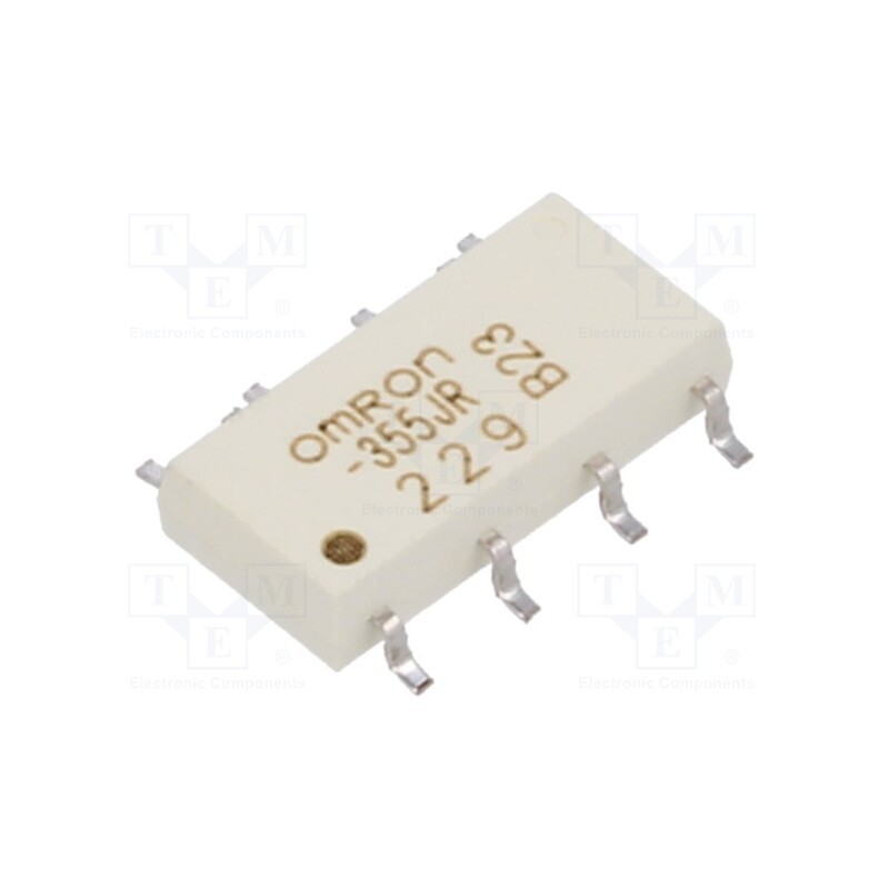 1 pcs x OMRON OCB - G3VM355JR - Relay: solid state, SPST-NO + SPST-NC, 120mA, max.350VAC, SMT