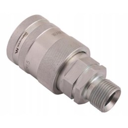 Hydraulic quick connector socket with eliminator c