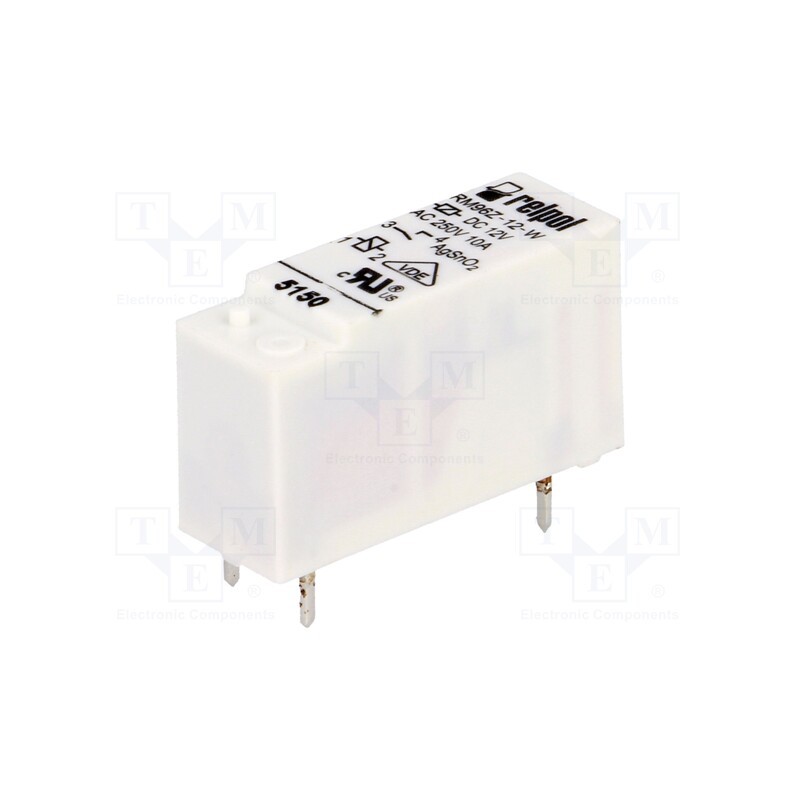 1 pcs x RELPOL - RM96-3021-35-1012 - Relay: electromagnetic, SPST-NO, Ucoil: 12VDC, 8A, 8A/250VAC, PCB