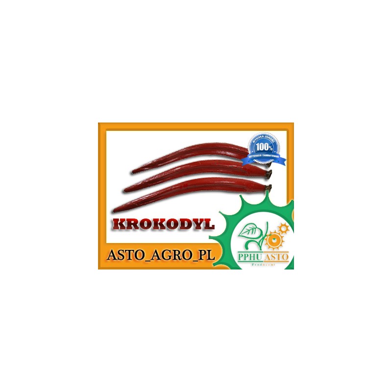 Forged loader tooth, bent m22 x1 5 680mm crocodile