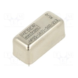 1 pcs x MEDER - NP05-1A71-500-213 - Relay: reed switch, SPST-NO, Ucoil: 5VDC, 1.25A, max.200VDC, 10W